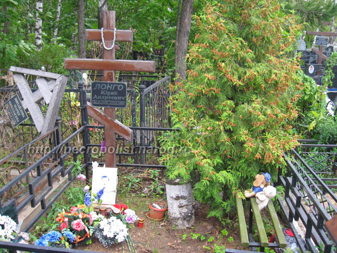 Востряковское кладбище, 4 сентября 2010 г., могила Ю.Лонго