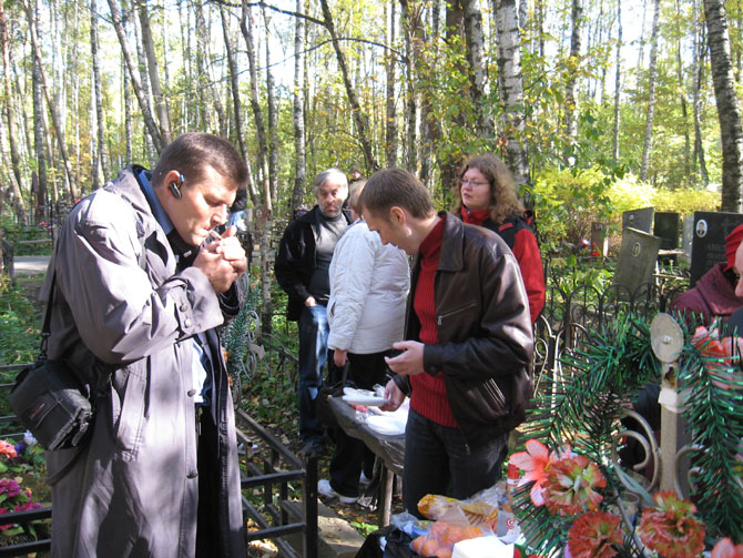 Николо-Архангельское кладбище, 9 октября 2010 г.