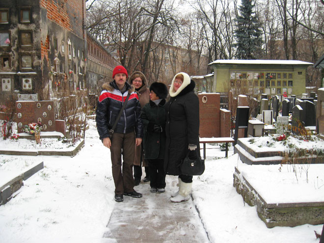 Донское кладбище, 4 декабря 2010 г.